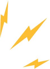 Yellow lightning bolt elements