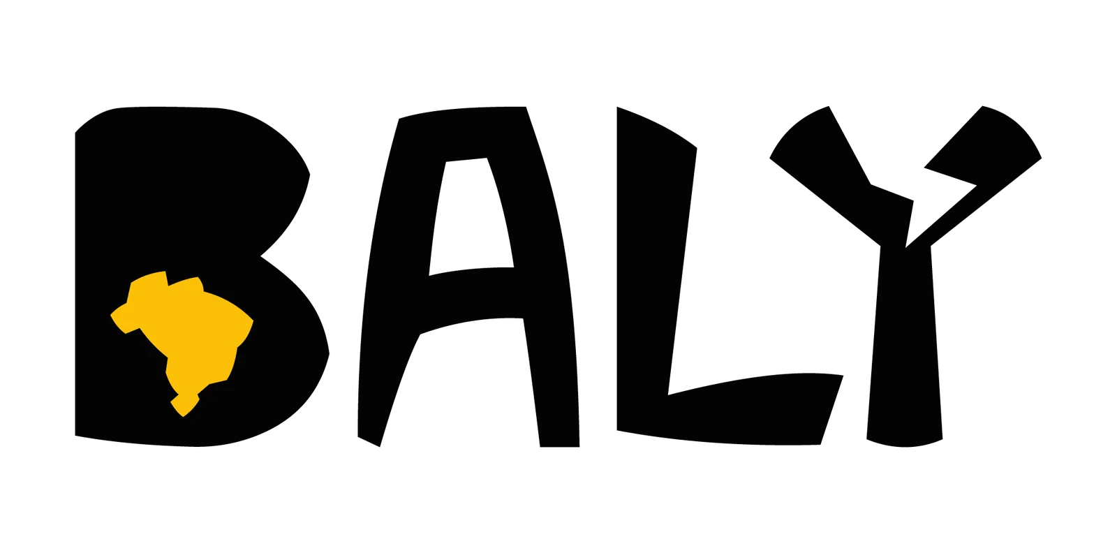Brazil silhouette symbol used in the Baly identity
