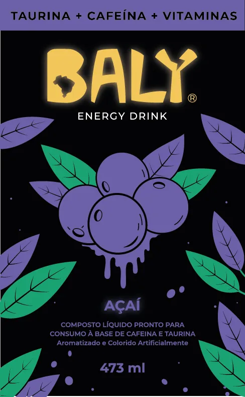 Açaí packaging artwork