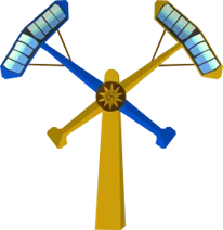 Bendito Kamikaze attraction illustration