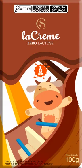 Cacau Parque zero lactose package featuring a thrill ride