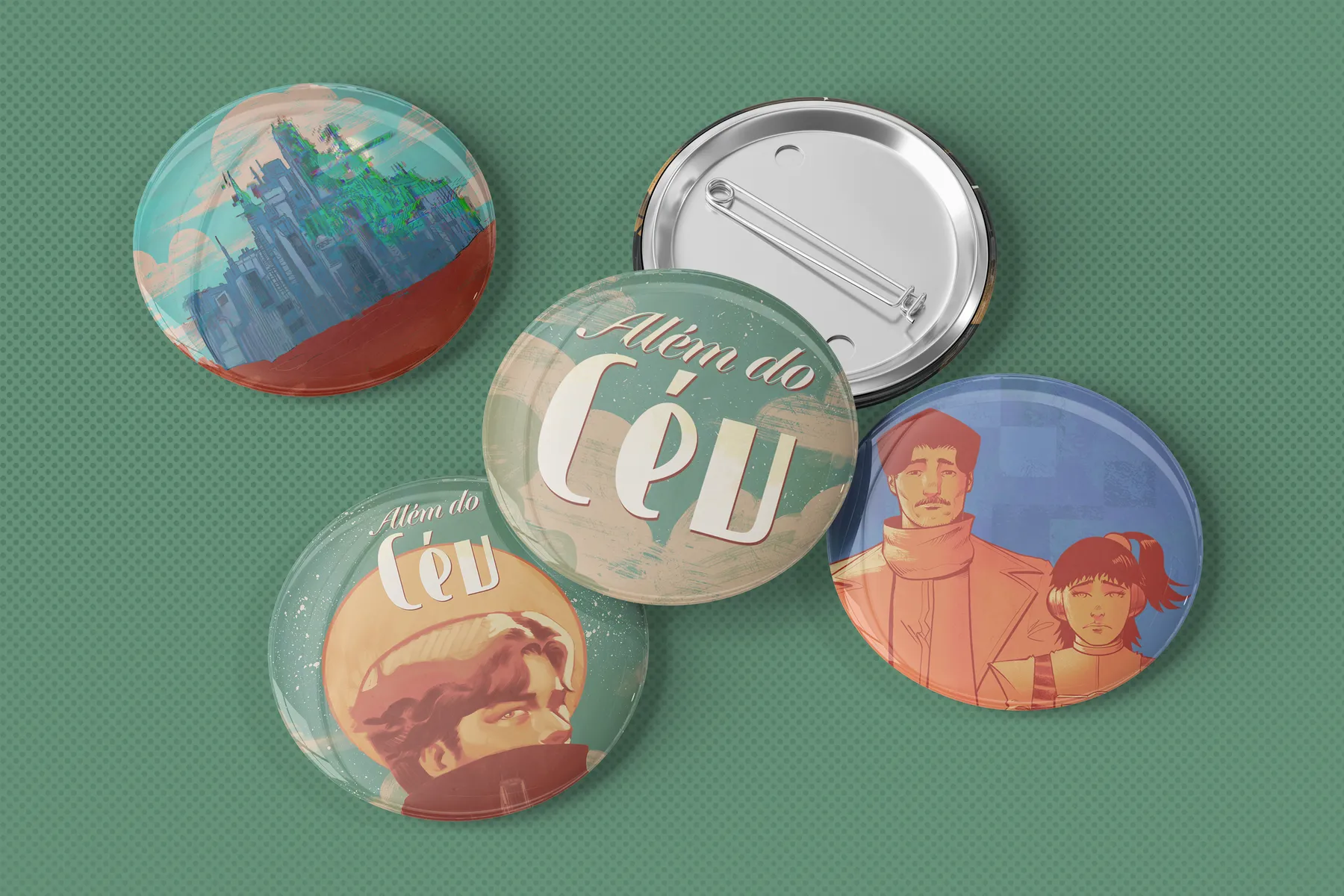Beyond the Sky promotional button set