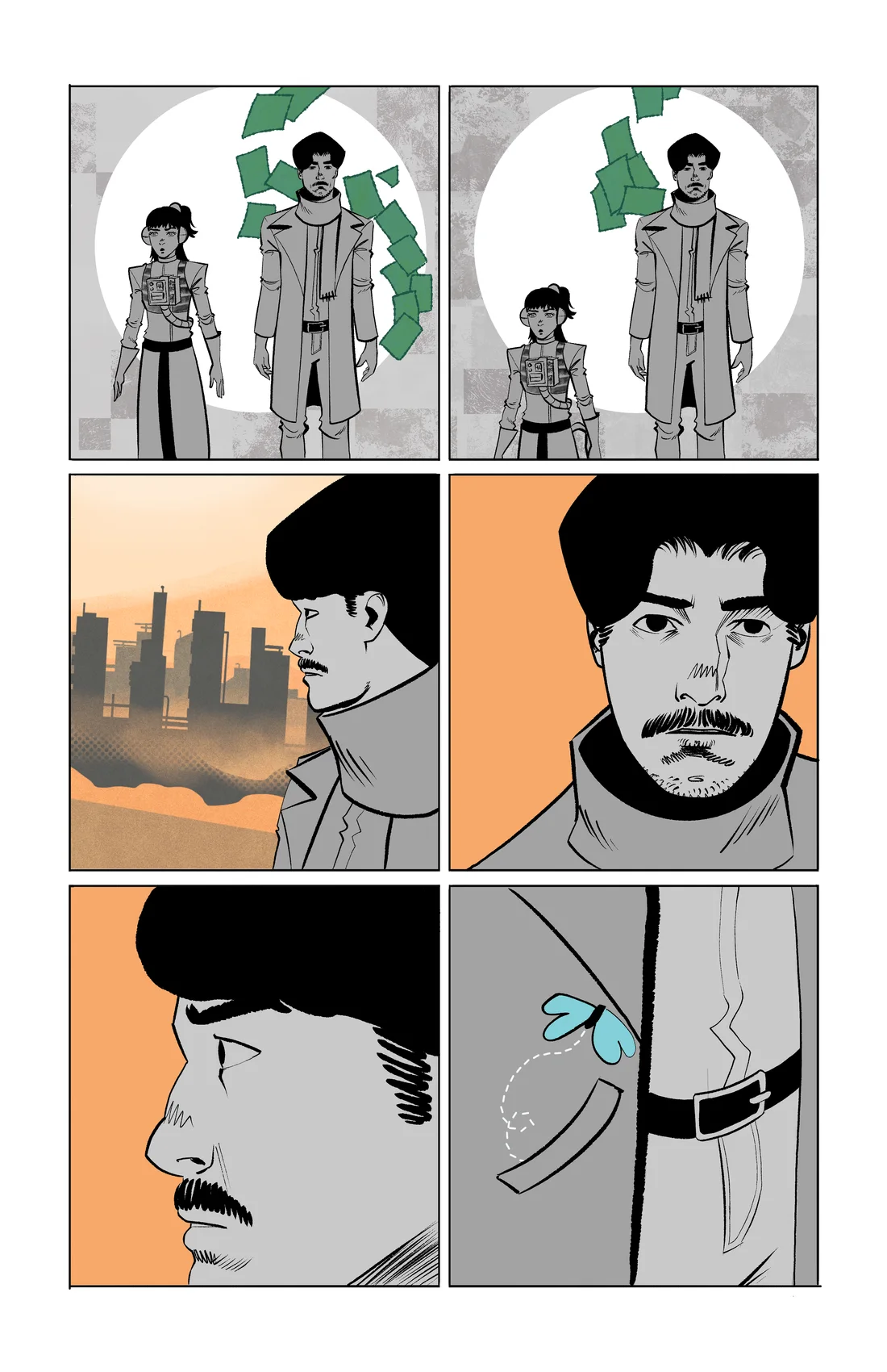 Final colored artwork of page 40