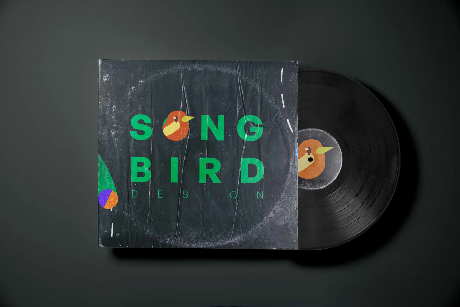 Songbird vinyl record sleeve and record